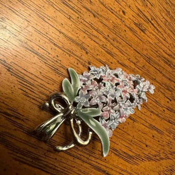 Vintage Floral Brooch - Picture 3 of 4